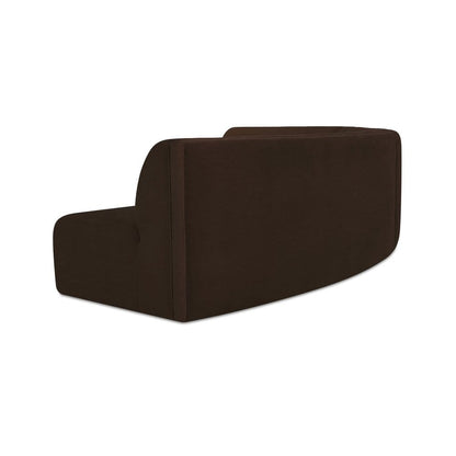Moes Home - Naomi 3 Piece Concave Modular Sectional Dark Brown - OA-1098-20 view 4