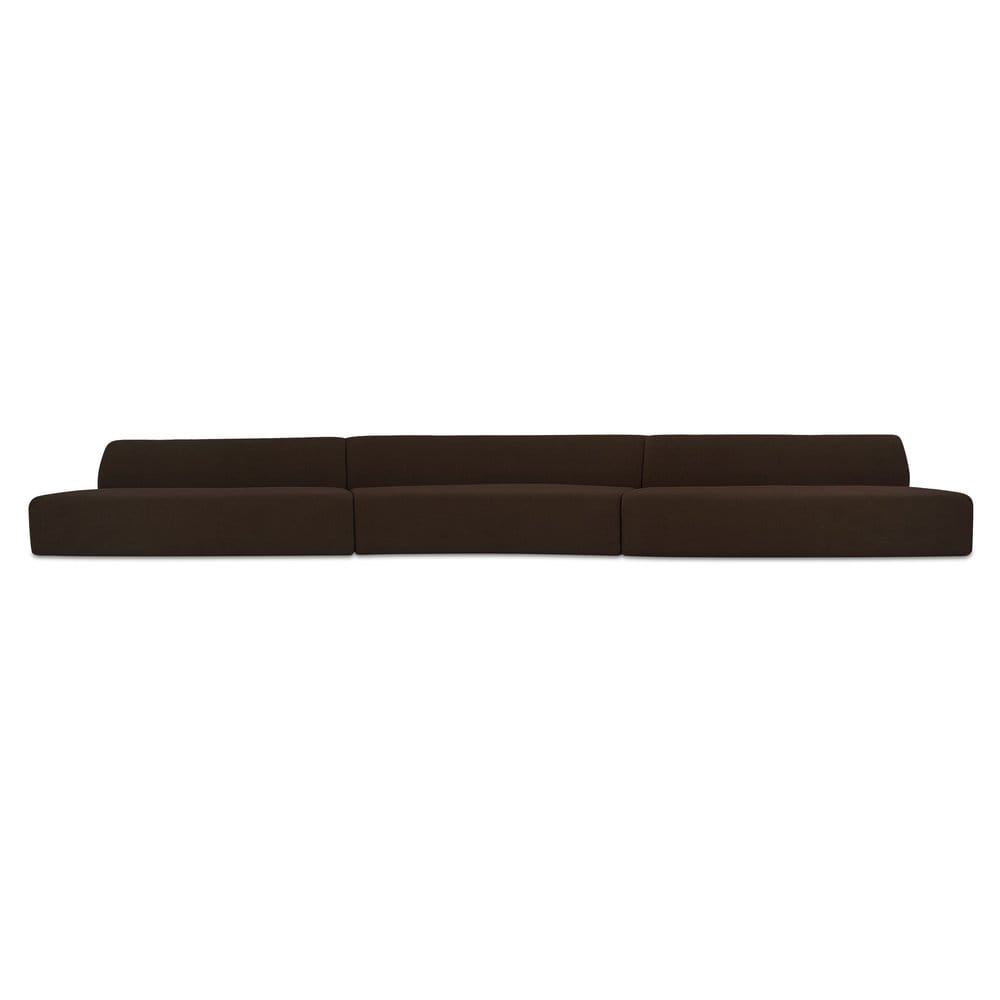 Moes Home - Naomi 3 Piece Wave Modular Sectional Dark Brown - OA-1097-20 view 2