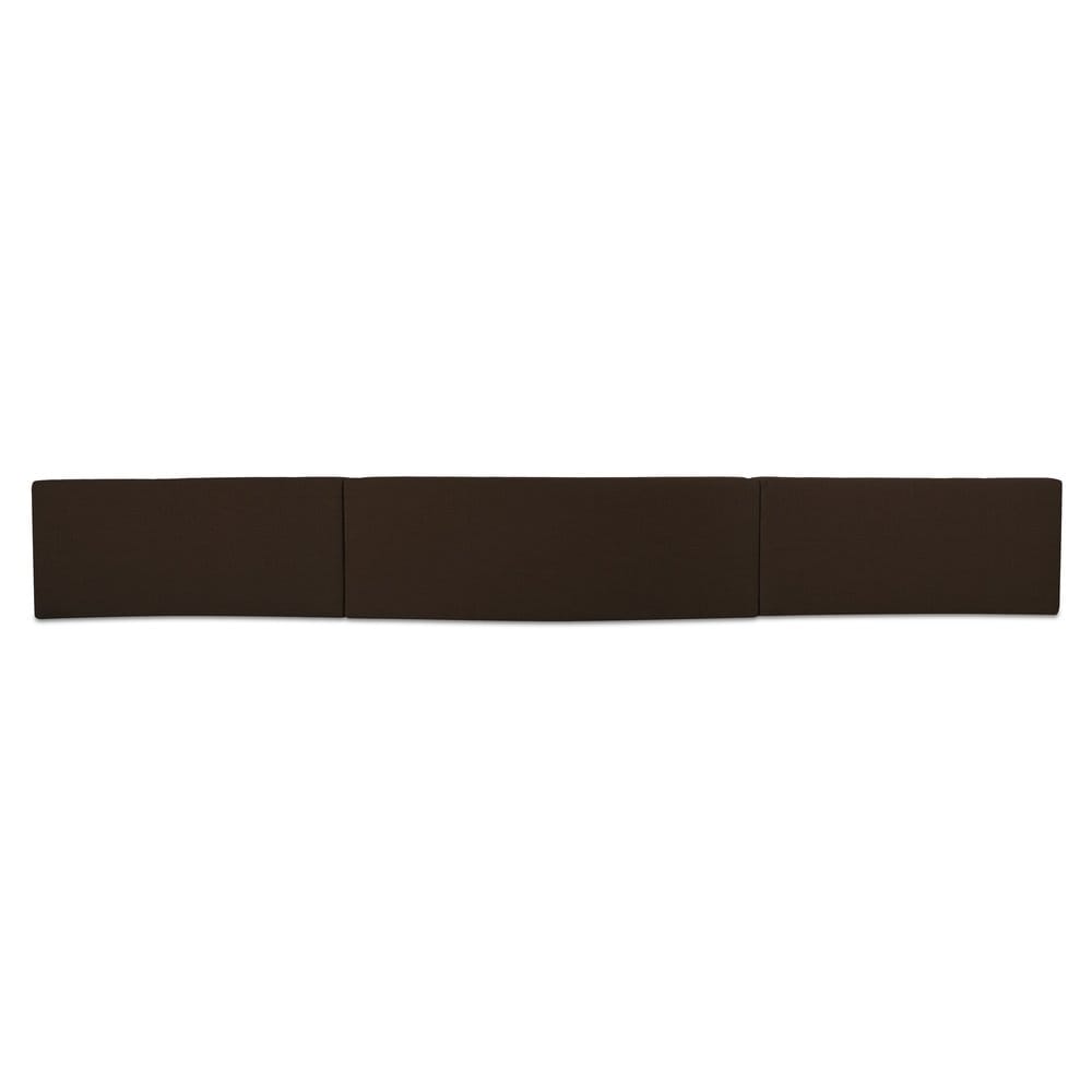 Moes Home - Naomi 3 Piece Wave Modular Sectional Dark Brown - OA-1097-20 view 5