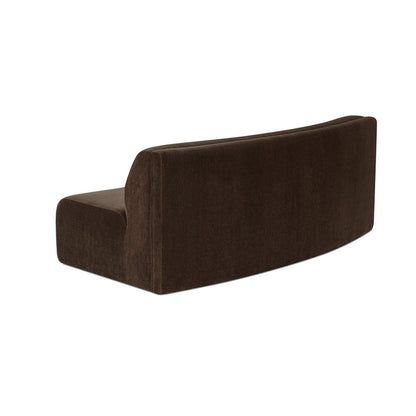 Moes Home - Naomi Concave Sofa Dark Brown - OA-1092-20 view 3