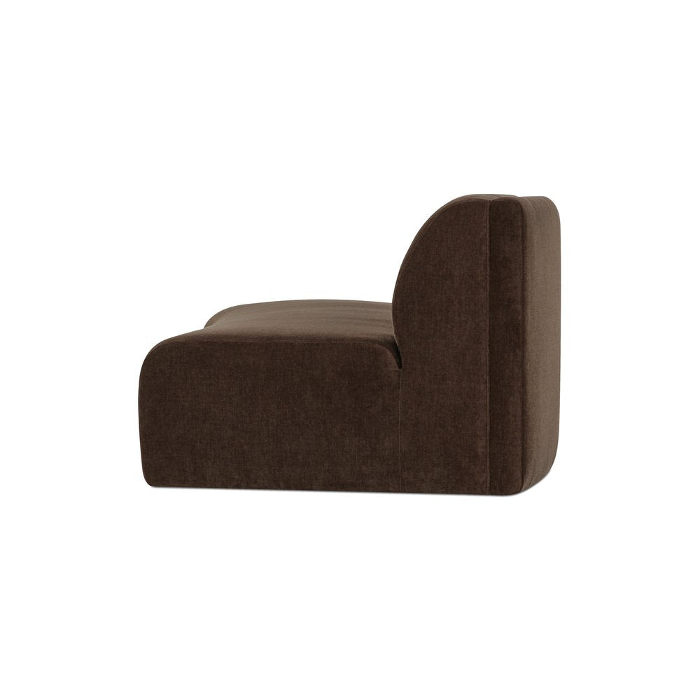 Moes Home - Naomi Concave Sofa Dark Brown - OA-1092-20 view 4