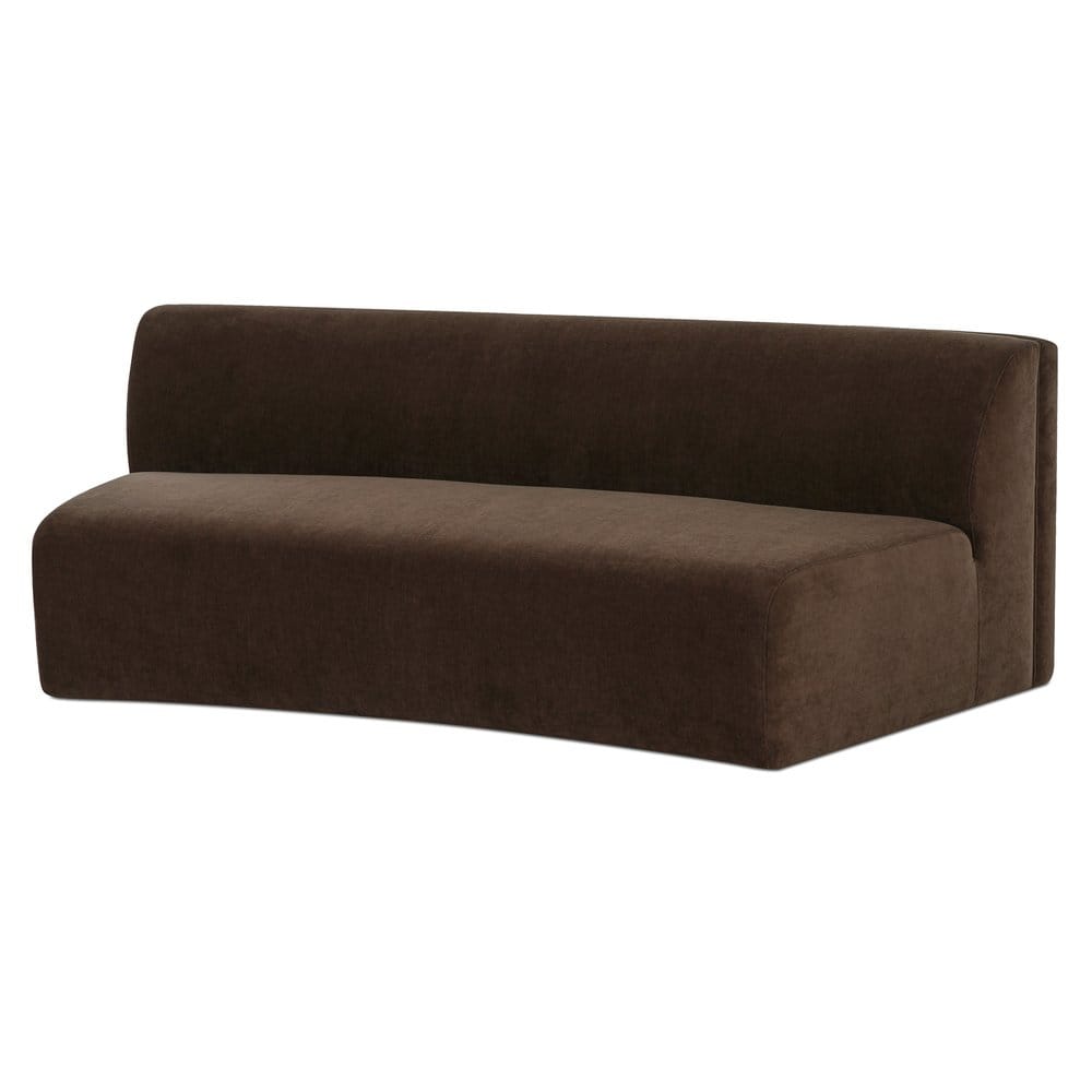 Moes Home - Naomi Concave Sofa Dark Brown - OA-1092-20 view 6