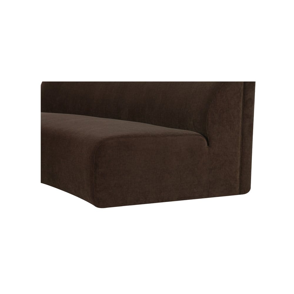 Moes Home - Naomi Concave Sofa Dark Brown - OA-1092-20 view 7