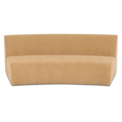 Moes Home - Naomi Concave Sofa Golden Yellow - OA-1092-09 view 1