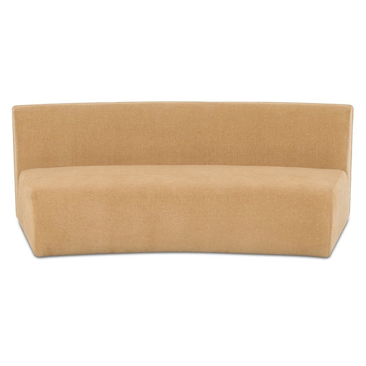Moes Home - Naomi Concave Sofa Golden Yellow - OA-1092-09 view 2