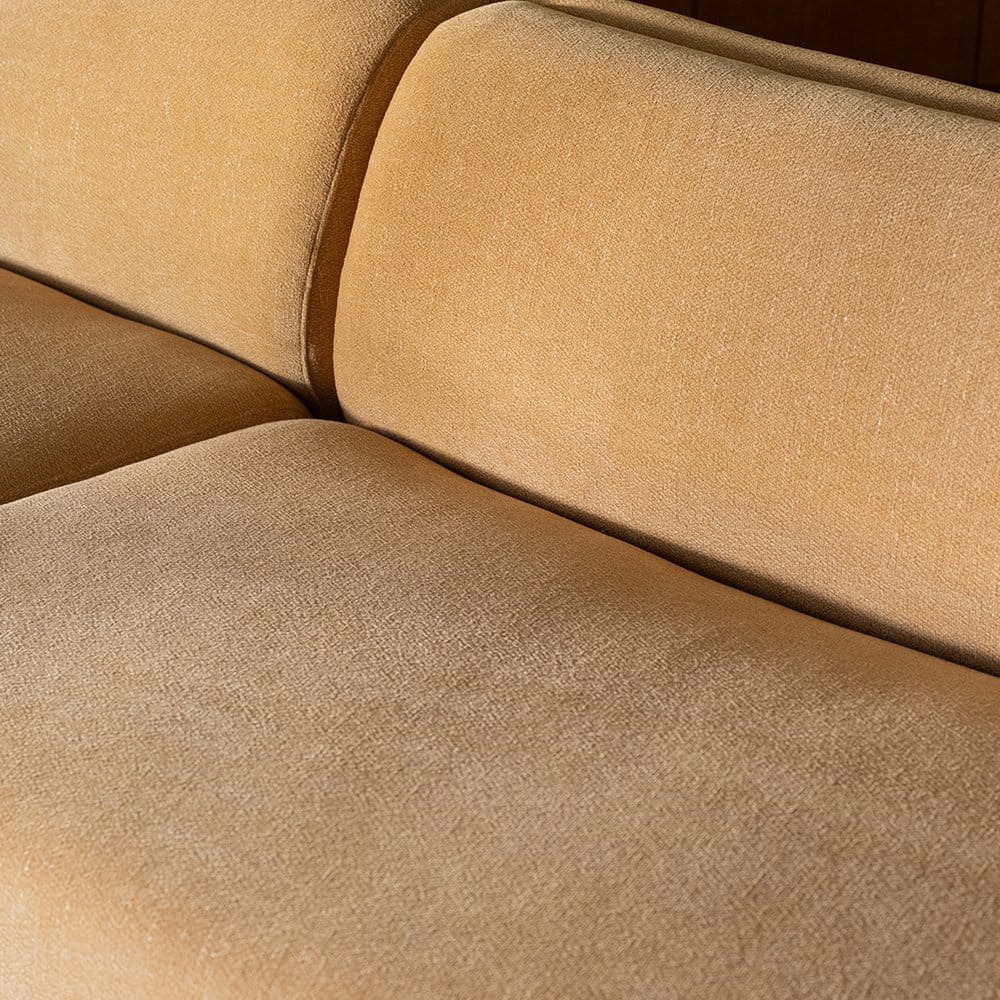 Moes Home - Naomi Concave Sofa Golden Yellow - OA-1092-09 view 9
