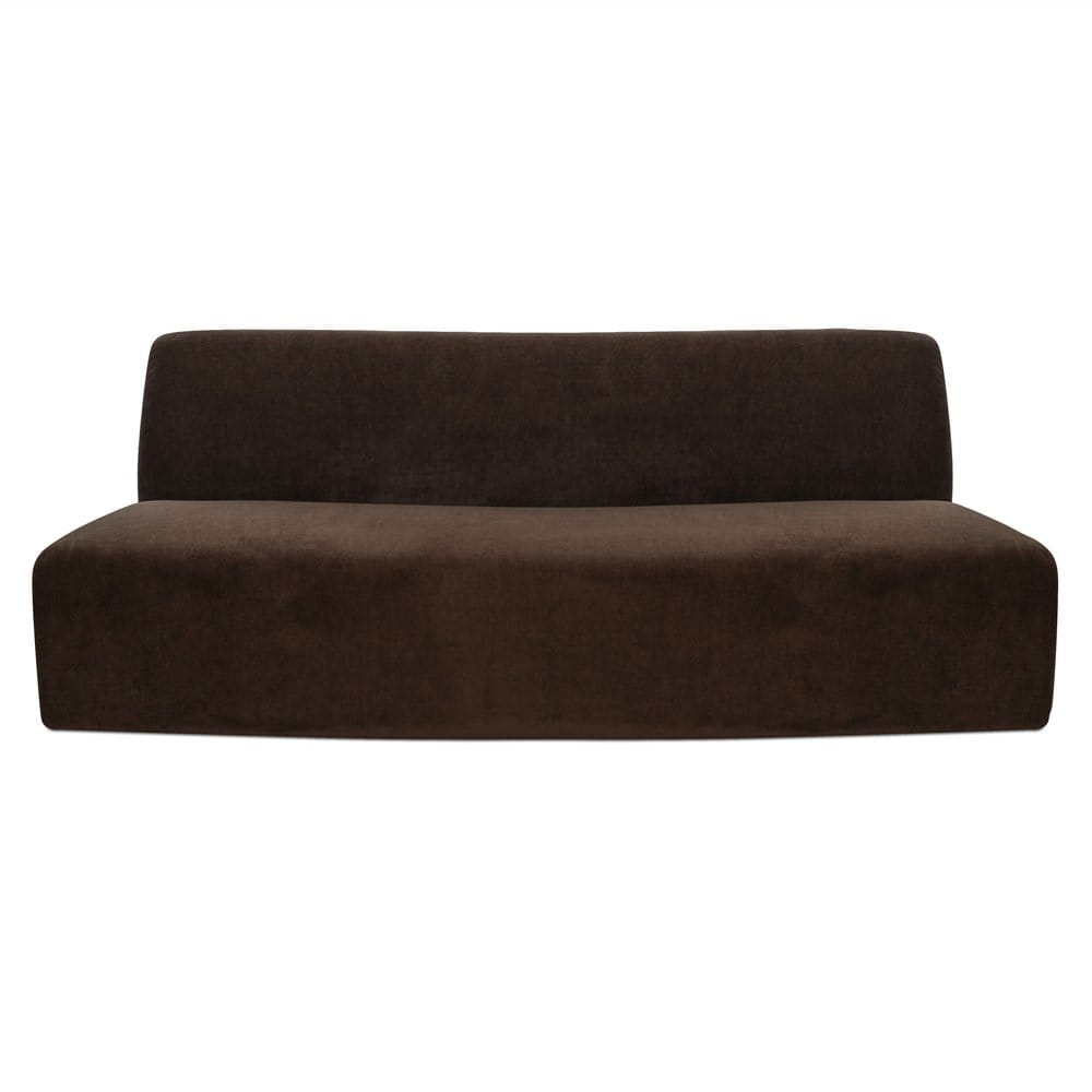 Moes Home - Naomi Convex Sofa Dark Brown - OA-1093-20 view 1