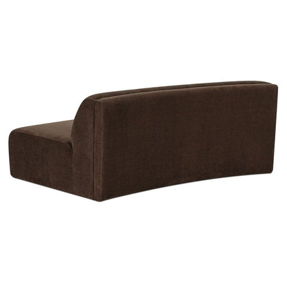 Moes Home - Naomi Convex Sofa Dark Brown - OA-1093-20 view 3