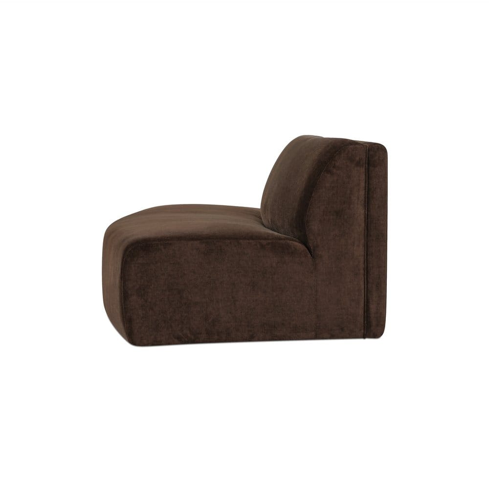 Moes Home - Naomi Convex Sofa Dark Brown - OA-1093-20 view 4