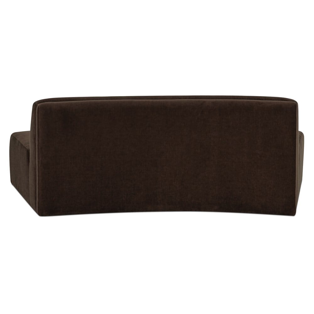 Moes Home - Naomi Convex Sofa Dark Brown - OA-1093-20 view 5