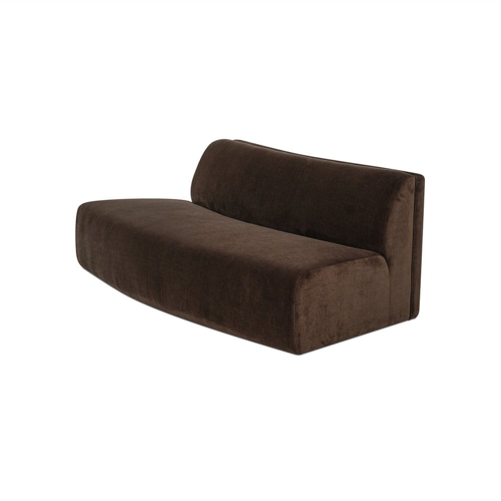 Moes Home - Naomi Convex Sofa Dark Brown - OA-1093-20 view 6