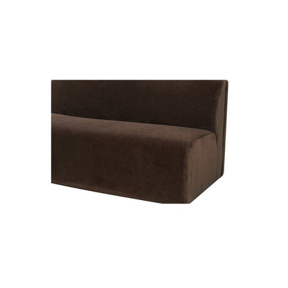 Moes Home - Naomi Convex Sofa Dark Brown - OA-1093-20 view 7