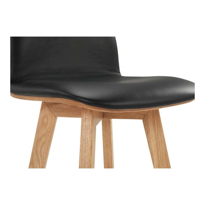 Moes Home - Napoli Leather Barstool Black - YC-1022-02 veiw 6