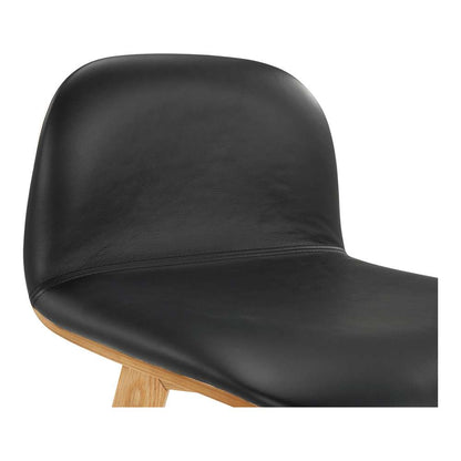 Moes Home - Napoli Leather Barstool Black - YC-1022-02 veiw 8