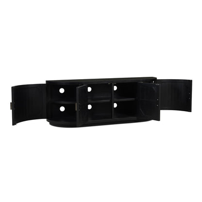 Moes Home - Nicola Media Cabinet Black - FR-1045-02 view 5