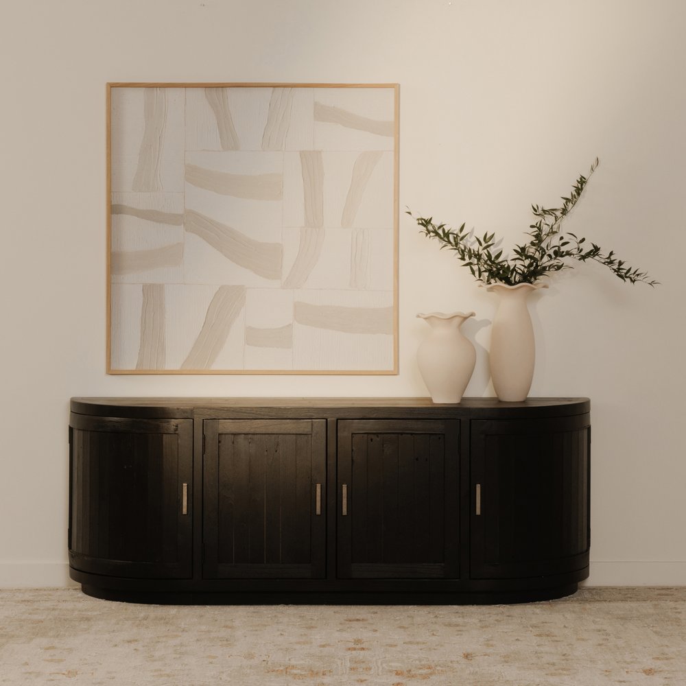 Moes Home - Nicola Media Cabinet Black - FR-1045-02 view 11