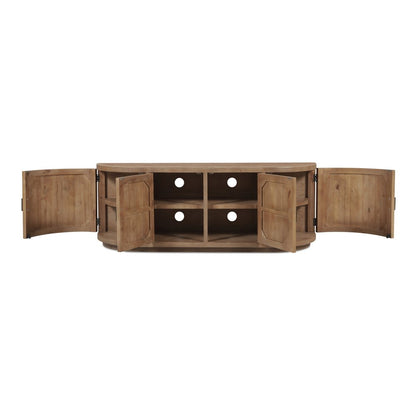 Moes Home - Nicola Media Cabinet Natural - FR-1045-23 view 3