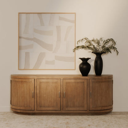Moes Home - Nicola Media Cabinet Natural - FR-1045-23 view 11