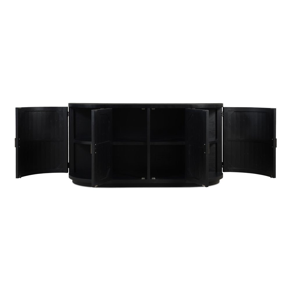 Moes Home - Nicola Sideboard Black - FR-1044-02 view 3