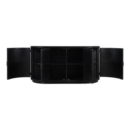Moes Home - Nicola Sideboard Black - FR-1044-02 view 3