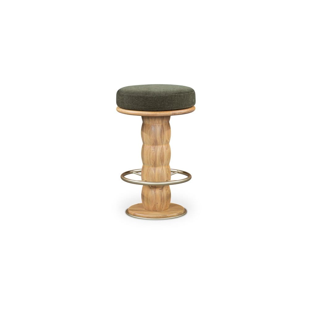 Moes Home - Nio Swivel Counter Stool  Dark Green - EF-1008-27 view 2