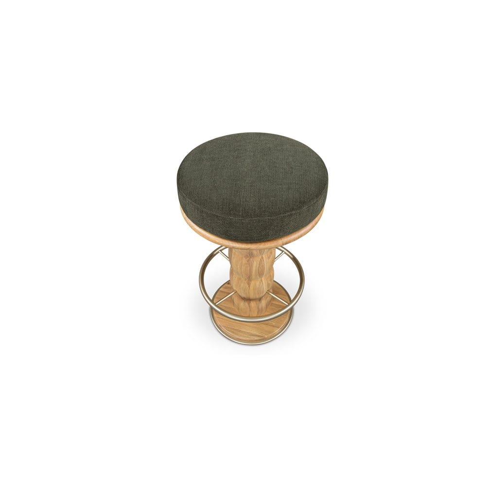 Moes Home - Nio Swivel Counter Stool  Dark Green - EF-1008-27 view 3