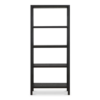 Moes Home - Nolan Bookcase Black - BC-1141-02 view 1