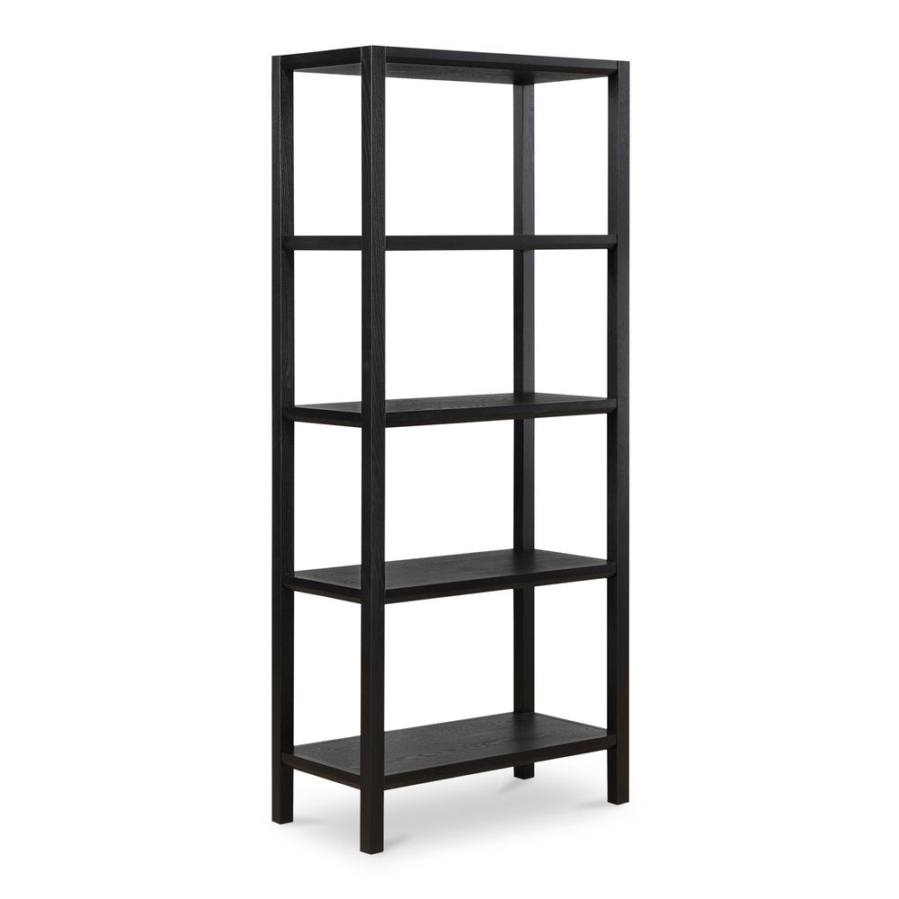 Moes Home - Nolan Bookcase Black - BC-1141-02 view 3