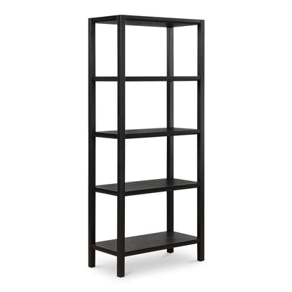 Moes Home - Nolan Bookcase Black - BC-1141-02 view 3