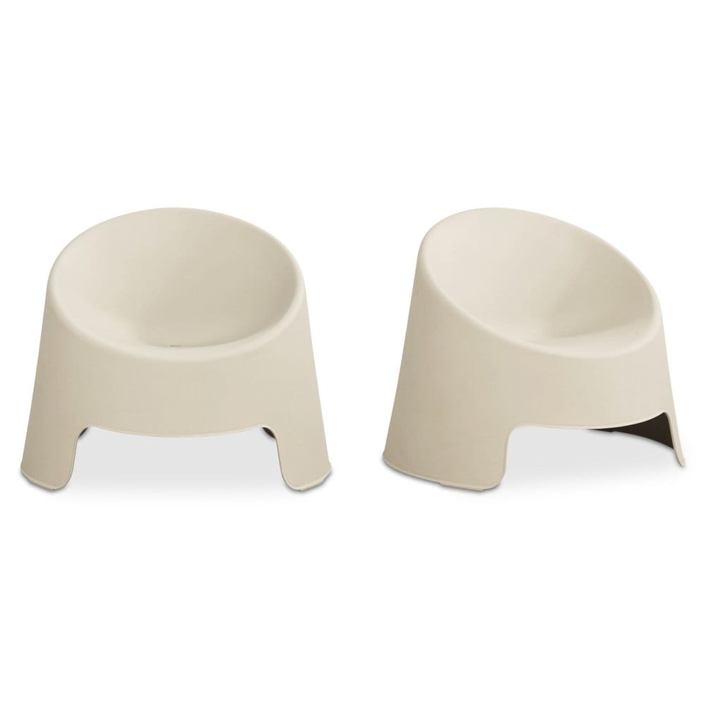 Moes Home - Nolla Outdoor Accent Chair Set of 2 Light Grey - QX-1018-29 view 1