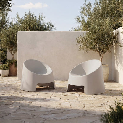 Moes Home - Nolla Outdoor Accent Chair Set of 2 Light Grey - QX-1018-29 view 10