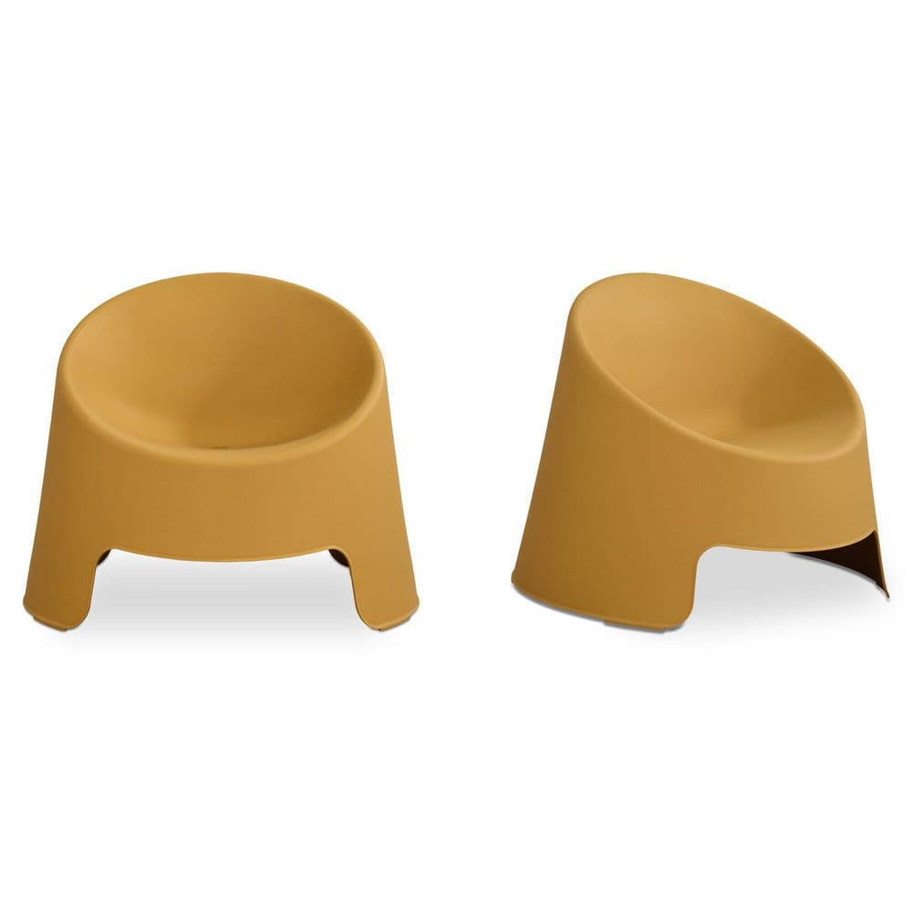 Moes Home - Nolla Outdoor Accent Chair Set of 2 Yellow - QX-1018-09 view 1