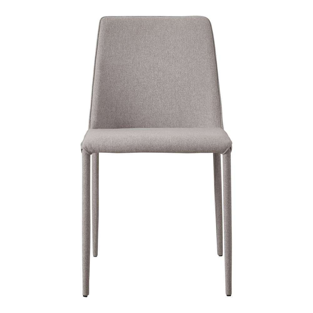 Moes Home - Nora Fabric Dining Chair Light Grey (Set of 2) - YM-1003-15 veiw 1