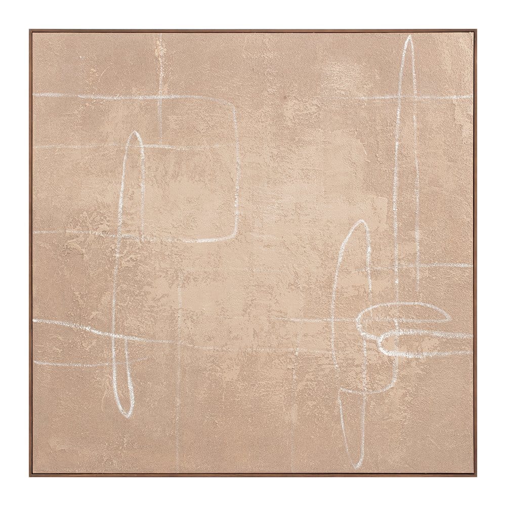 Moes Home - Notion Framed Painting Brown - WP-1334-37 view 2