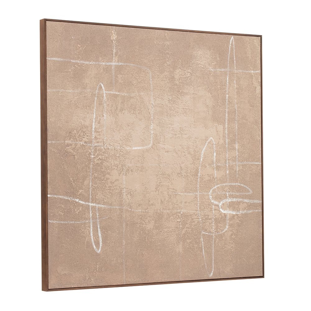 Moes Home - Notion Framed Painting Brown - WP-1334-37 view 3
