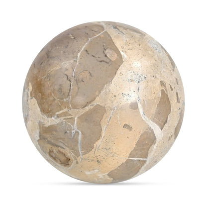 Moes Home - Odessa Sphere Tabletop Accent Tendu Beige Marble - GZ-1173-34 view 3