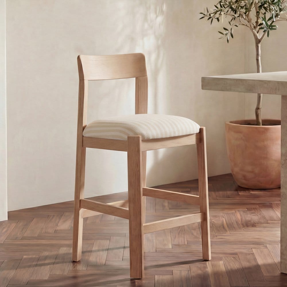 Moes Home - Oli Counter Stool Stripe - EF-1010-37 view 8