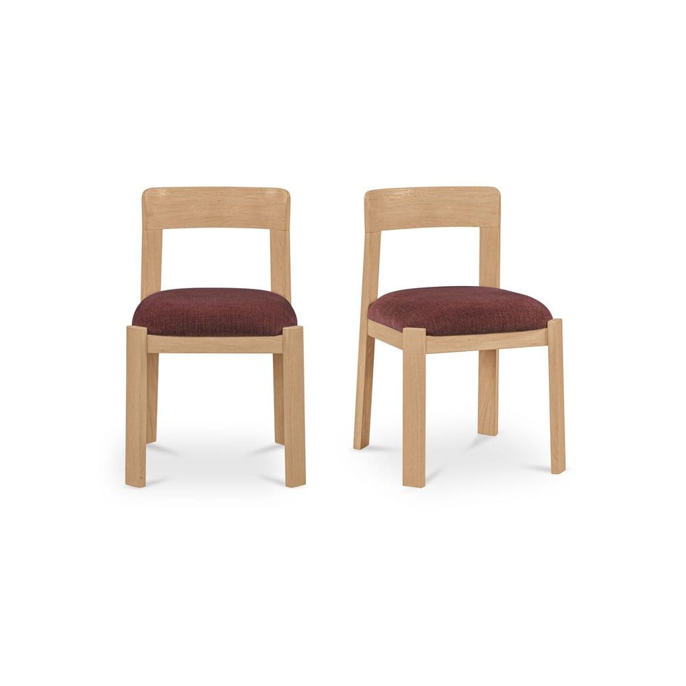 Moes Home - Oli Dining Chair Berry-Set of 2 - EF-1009-38 view 1