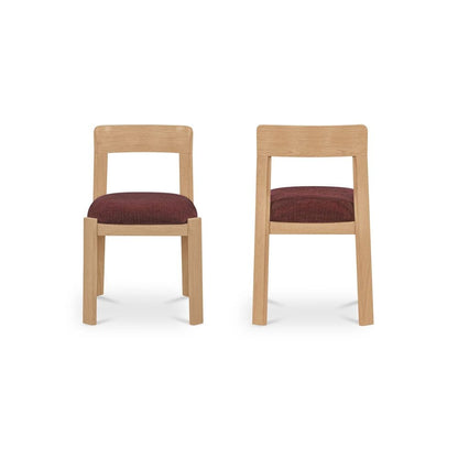 Moes Home - Oli Dining Chair Berry-Set of 2 - EF-1009-38 view 6