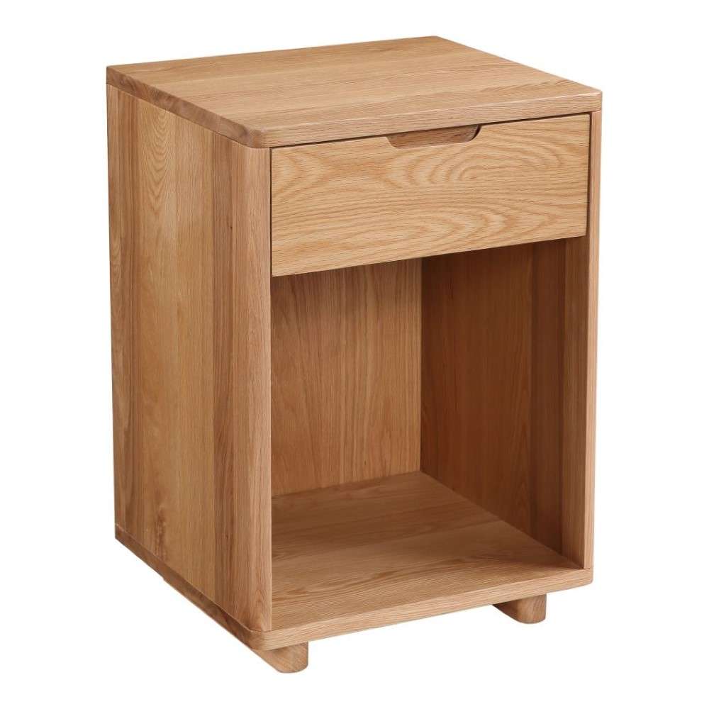 Moes Home - Osamu Nightstand in Natural oak - BC-1104-24 veiw 1