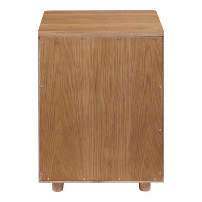 Moes Home - Osamu Nightstand in Natural oak - BC-1104-24 veiw 4