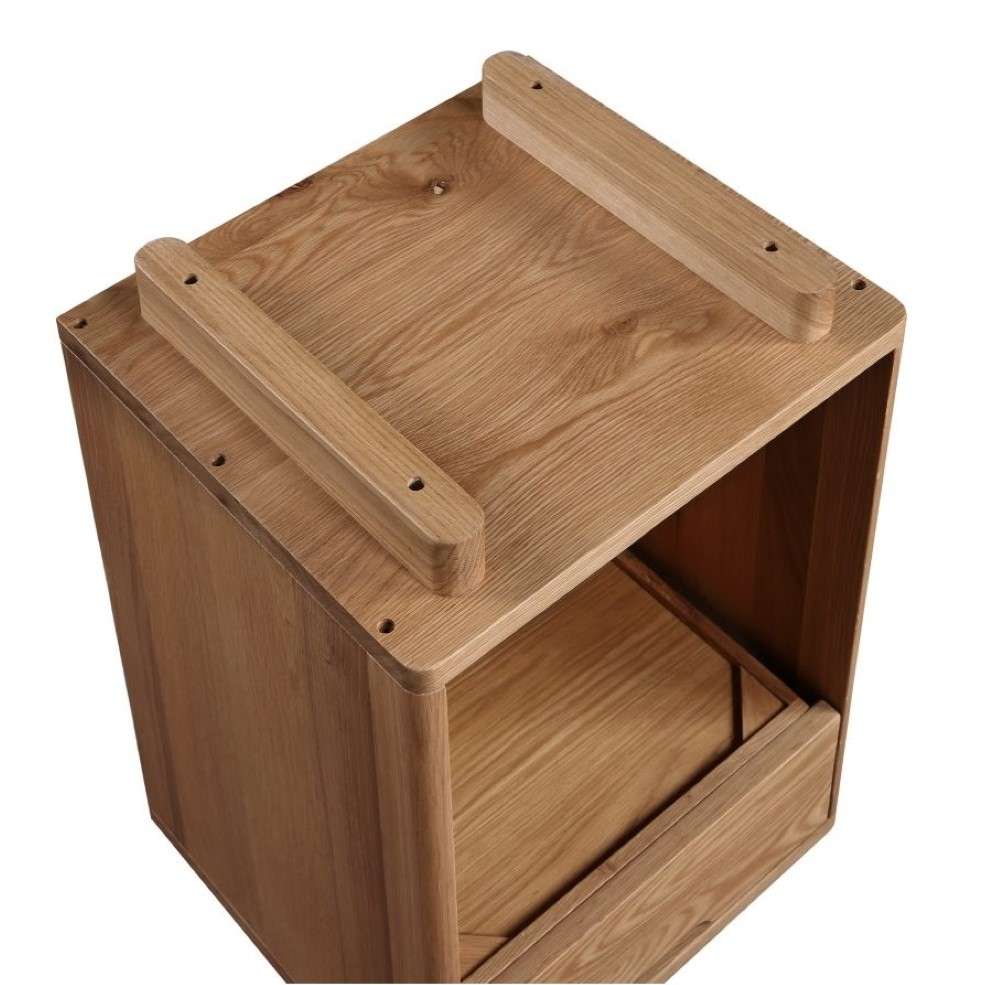 Moes Home - Osamu Nightstand in Natural oak - BC-1104-24 veiw 5