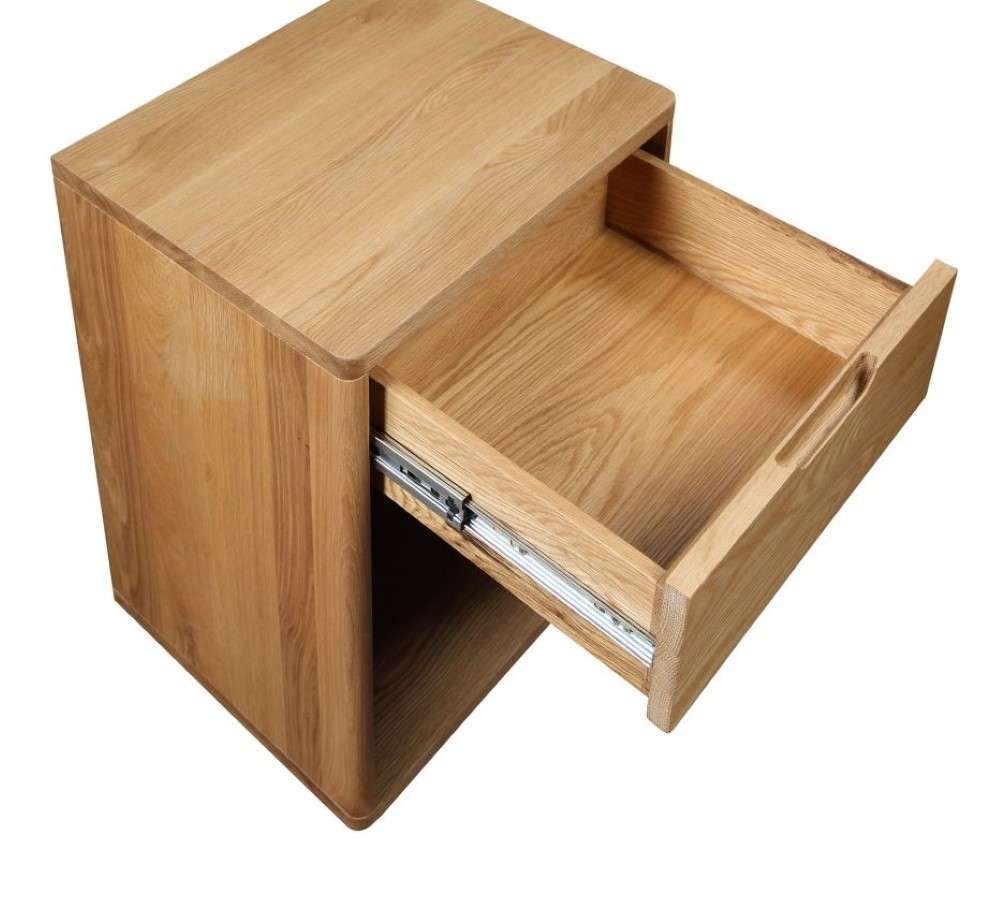 Moes Home - Osamu Nightstand in Natural oak - BC-1104-24 veiw 6