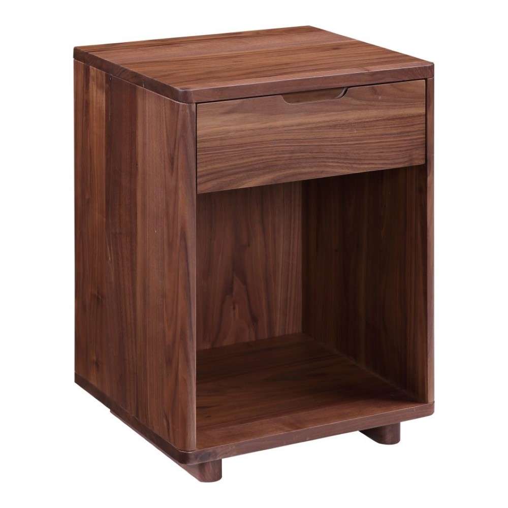 Moes Home - Osamu Nightstand in Natural Walnut - BC-1103-24 veiw 1