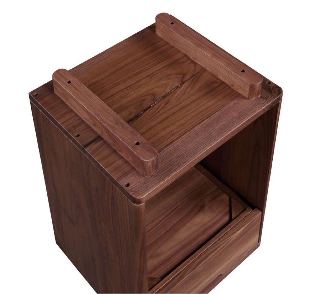 Moes Home - Osamu Nightstand in Natural Walnut - BC-1103-24 veiw 5