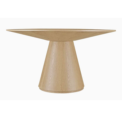 Moes Home - Otago Dining Table Round Oak - KC-1028-24-0 veiw 3