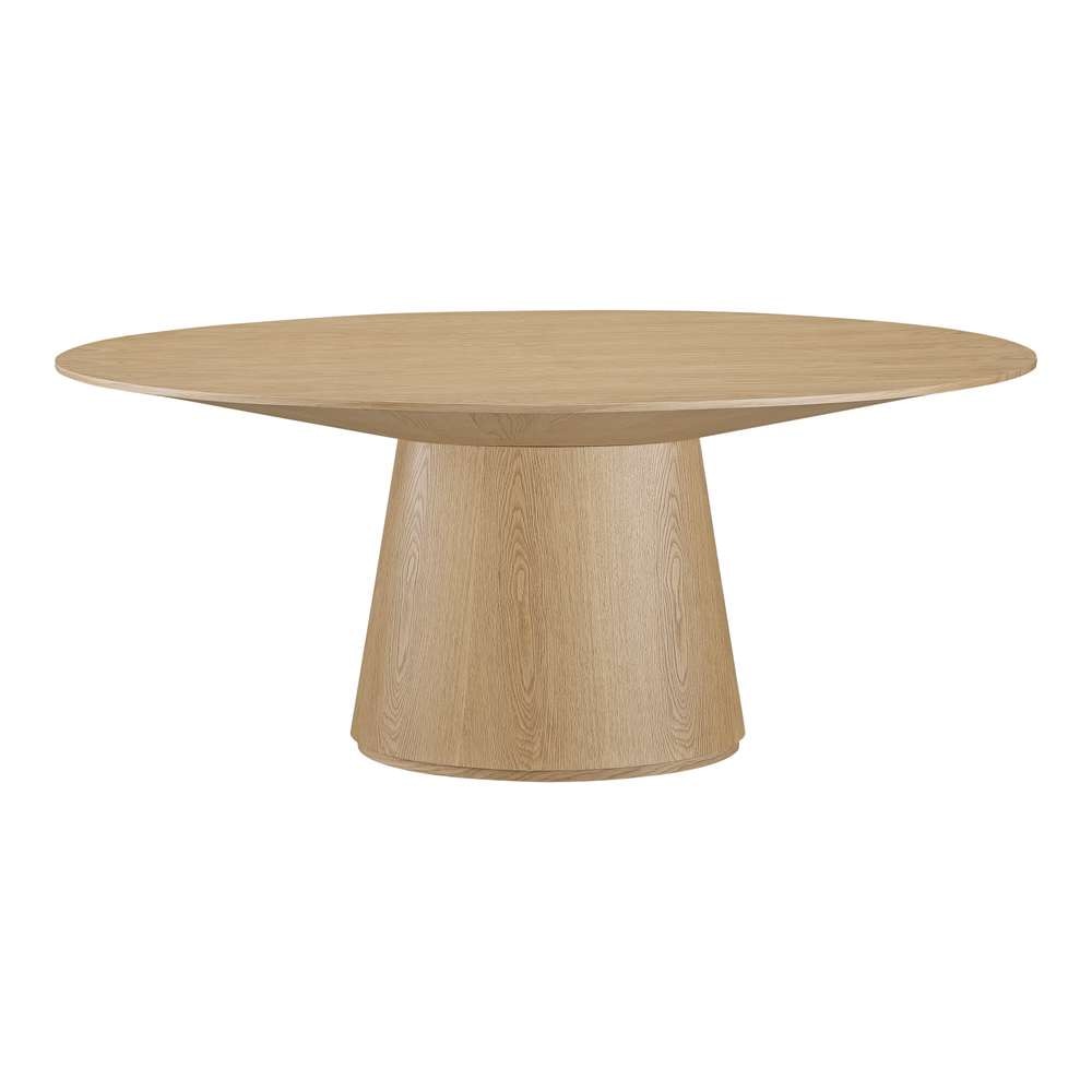 Moes Home - Otago Oval Dining Table Oak - KC-1007-24-0 veiw 1