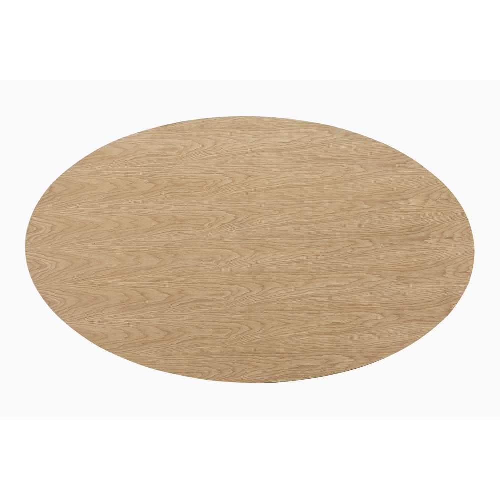 Moes Home - Otago Oval Dining Table Oak - KC-1007-24-0 veiw 4