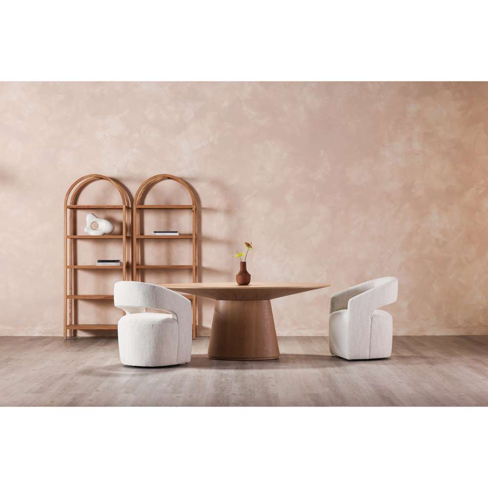 Moes Home - Otago Oval Dining Table Oak - KC-1007-24-0 veiw 8