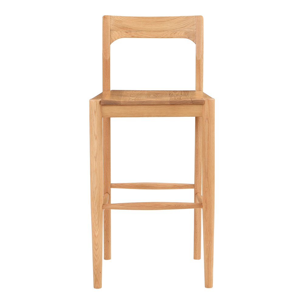 Moes Home - Owing Barstool Natural Oak - BC-1125-24 view 1